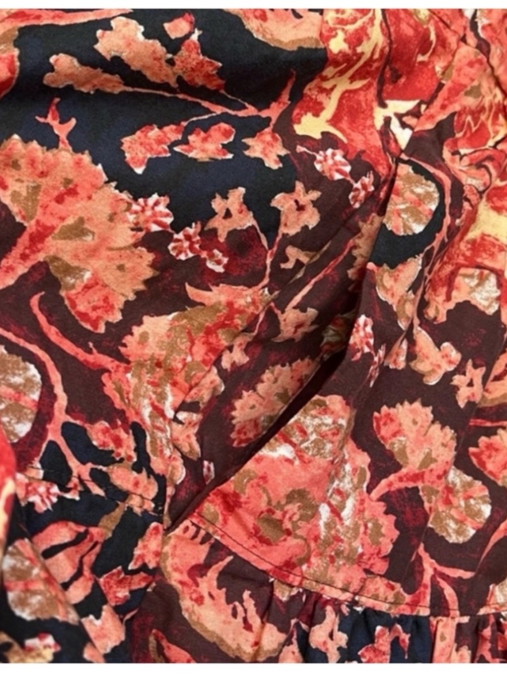 NWT Anthropologie Printed Floral Summer Babydoll  Dress, size 8 - Picture 14 of 16